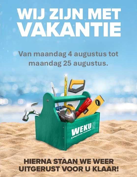 Bouwvak vakantie popup
